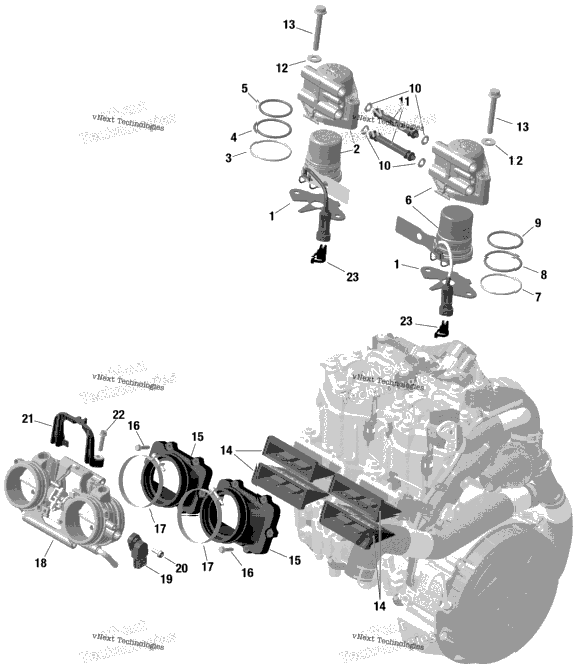 Engine - Efi - 600R E-Etec