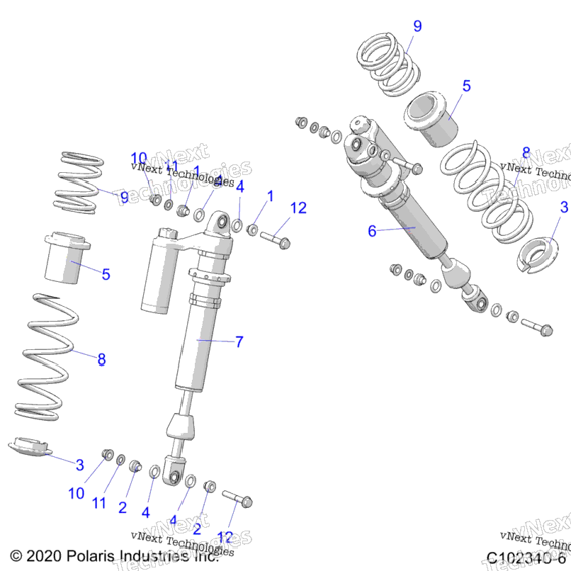 Suspension, Shock, Front