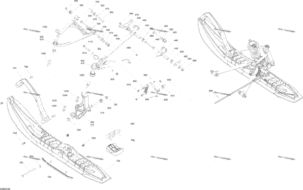 Suspension, Front - System - Ski Pilot 5.7 - X