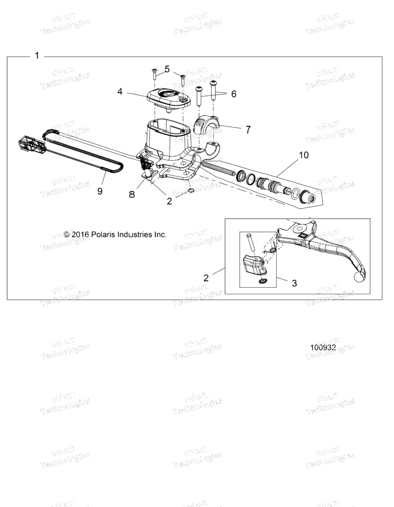 Brakes, Front Brake Lever & Master Cylinder