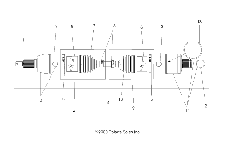 Drive Train, Drive Shaft, Rear