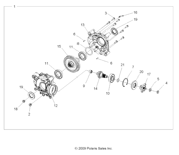 Drive Train, Rear Gearcase Internals