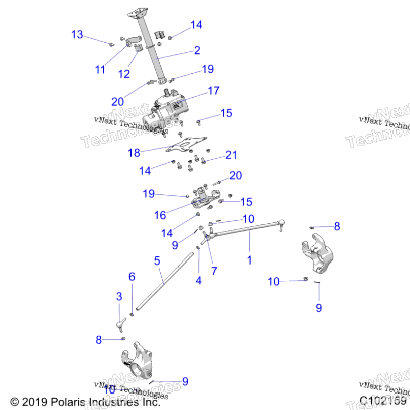 Steering, Steering Post Asm