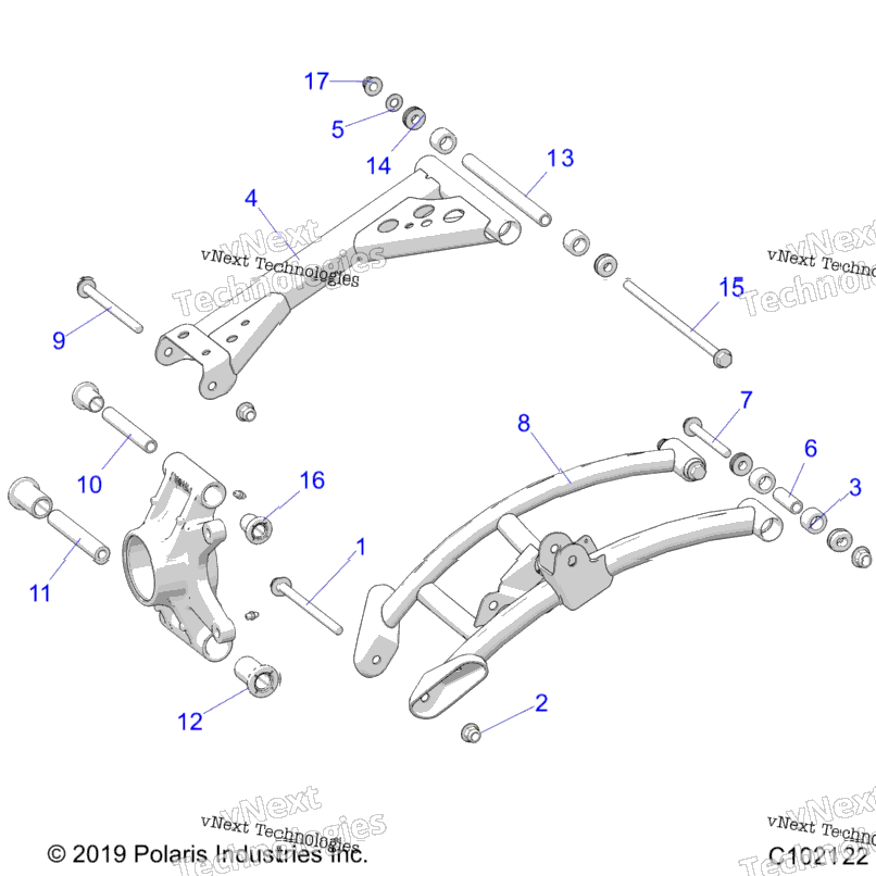 Suspension, Rear Control Arms