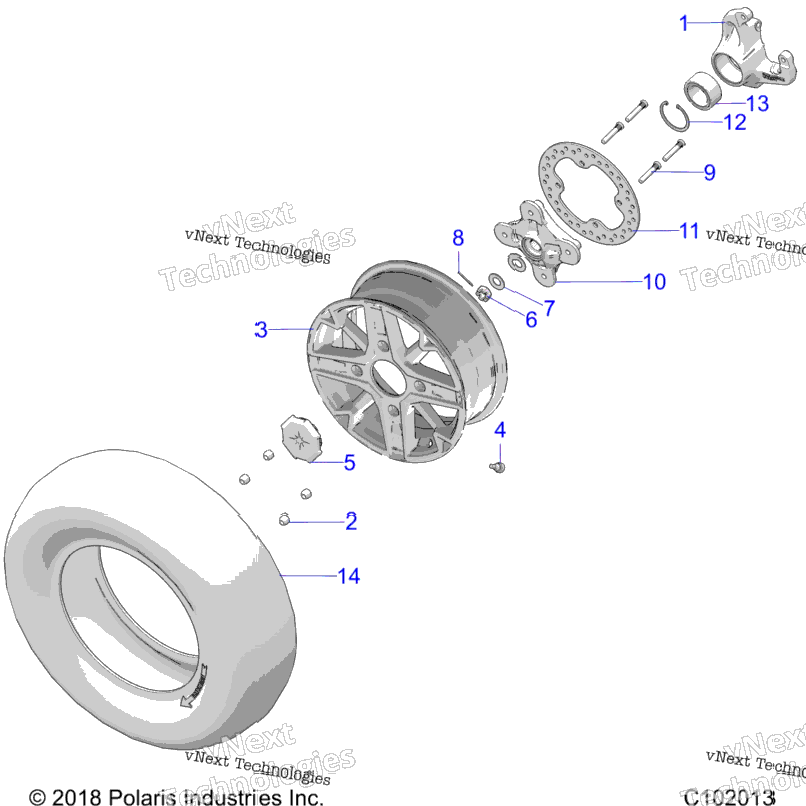 Wheels, Front & Hub