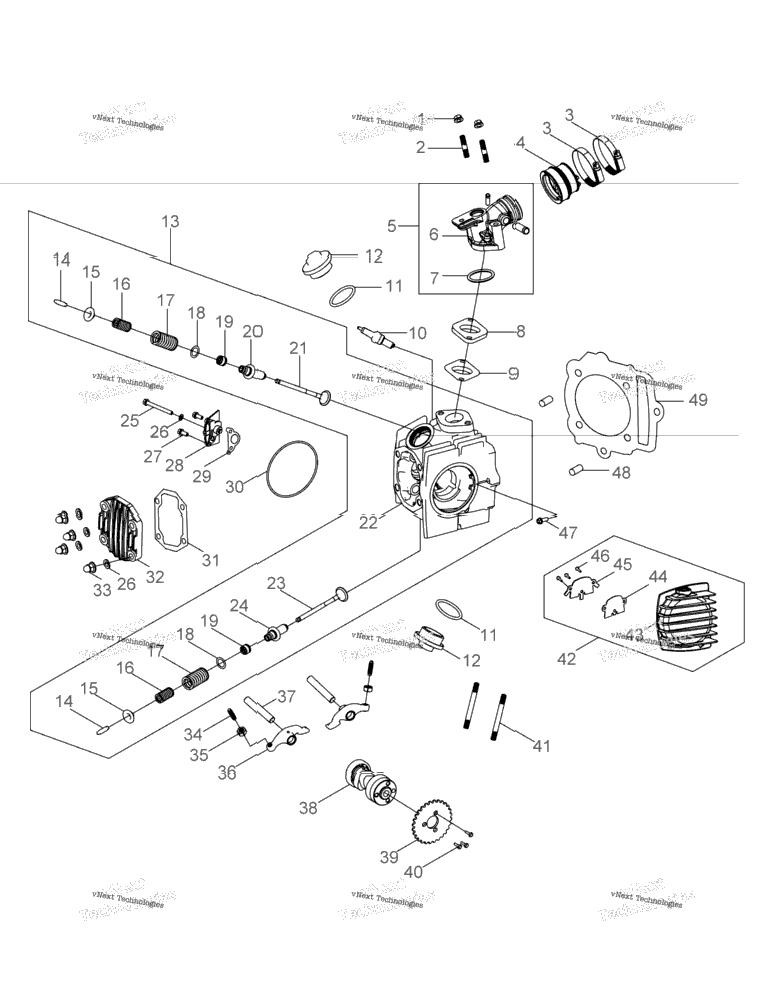 Engine, Cylinder Head