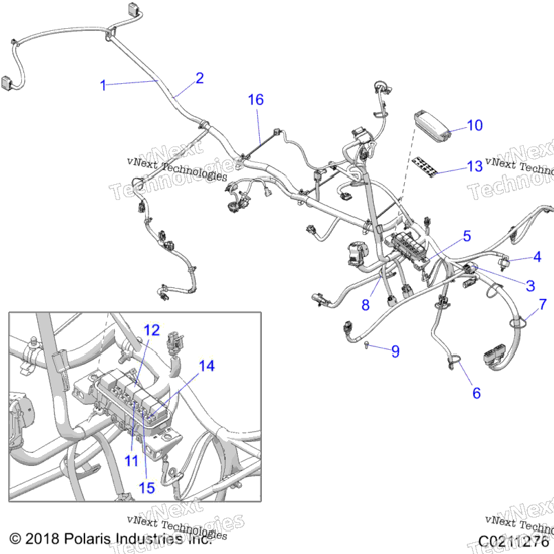 Electrical, Main Wire Harness