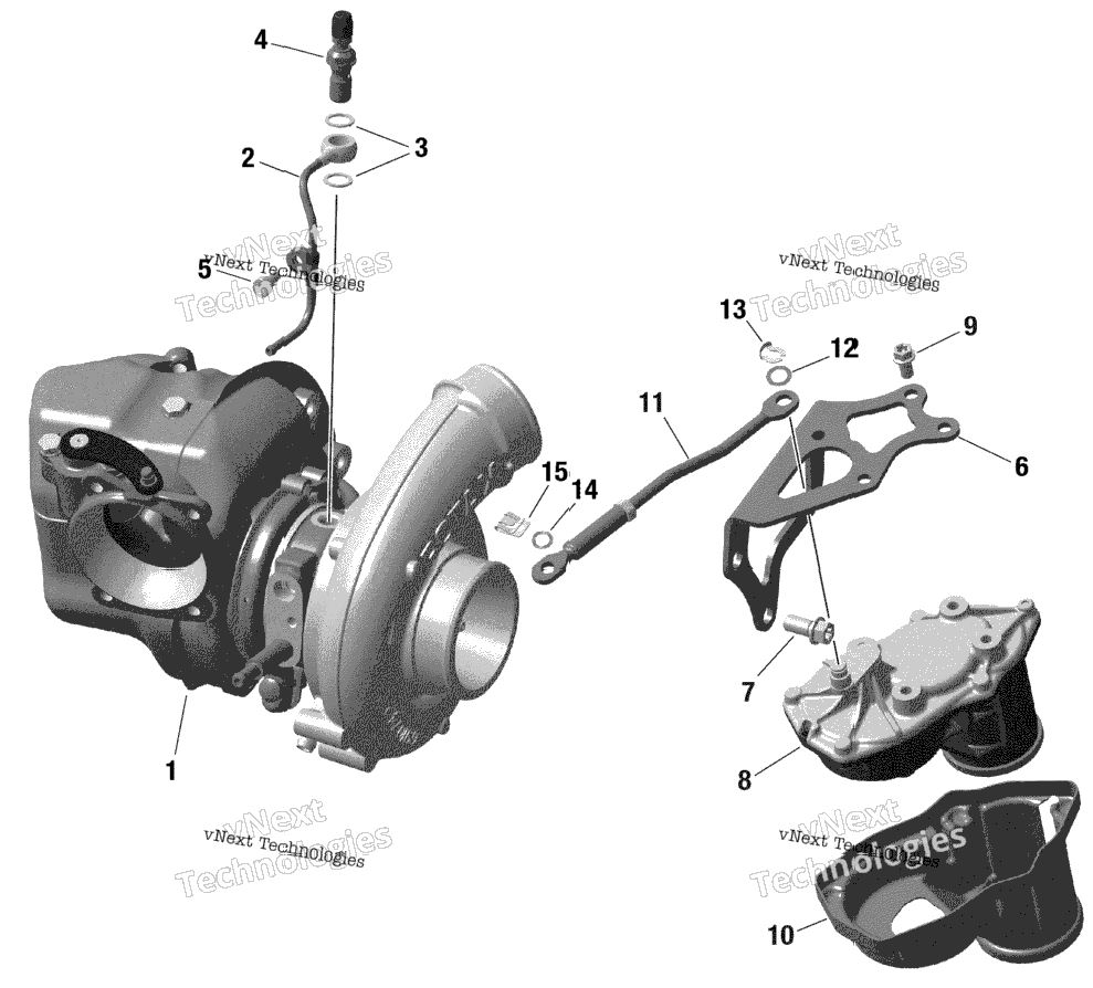 Engine - Turbocharger - 849