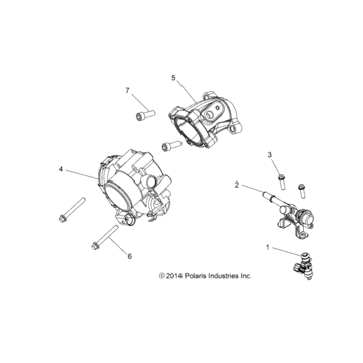 Engine, Throttle Body & Fuel Rail