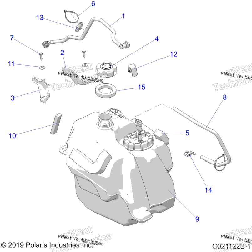 Body, Fuel Tank Asm