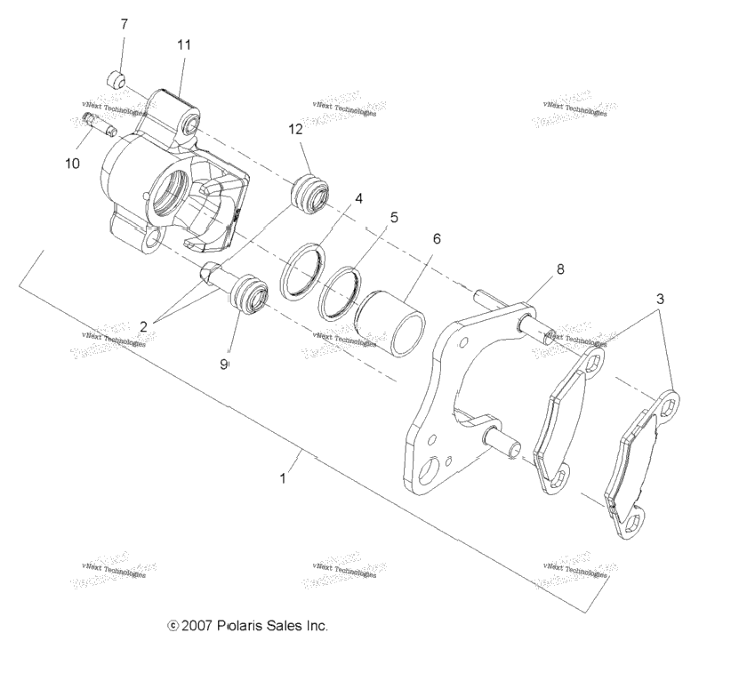 Brakes, Brake Caliper, Front