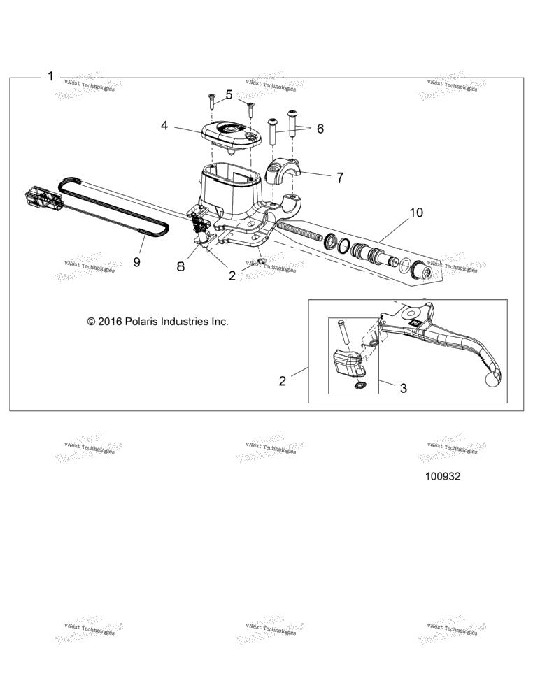 Brakes, Front Brake Lever & Master Cylinder