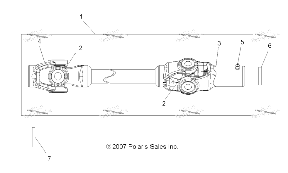 Drive Train, Front Prop Shaft