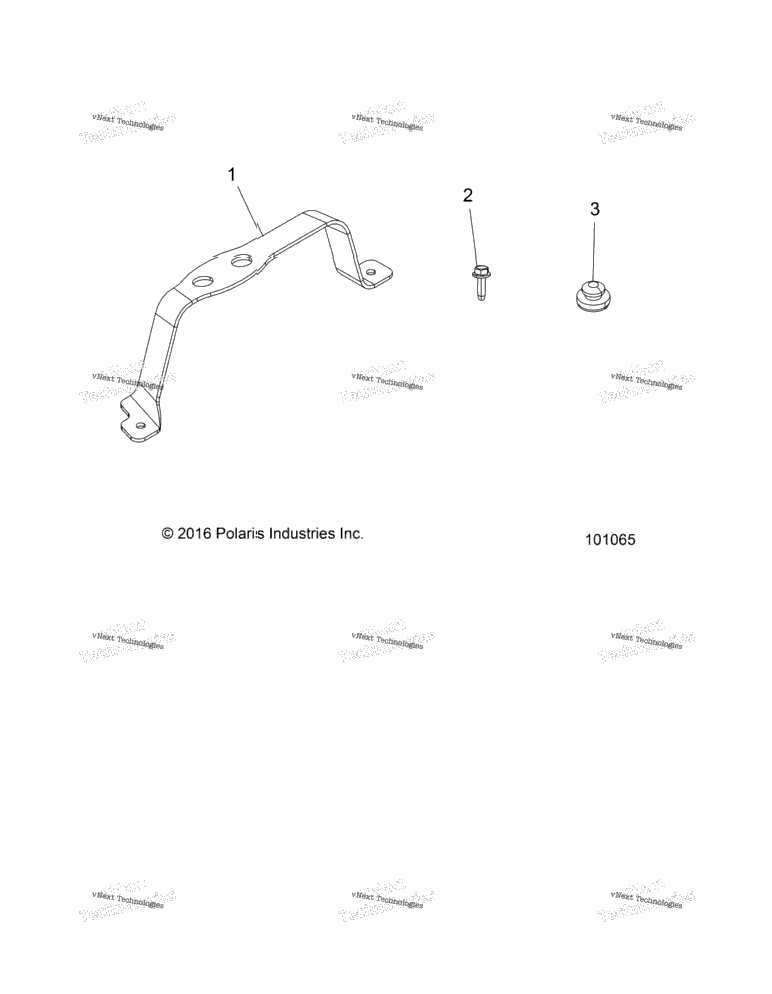 Engine, Air Intake System Support Bracket