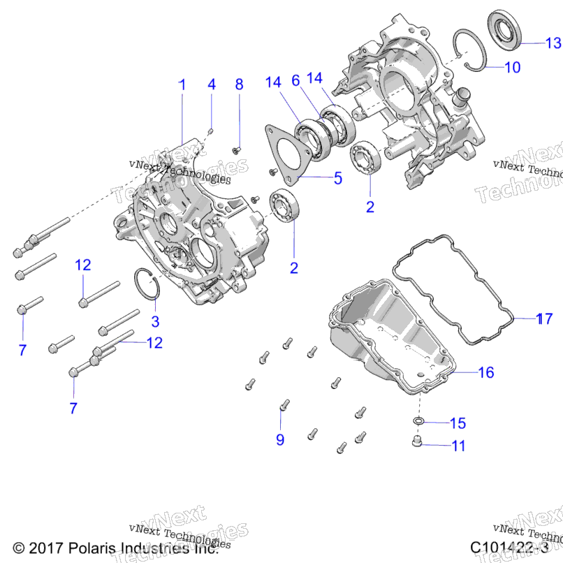 Engine, Crankcase