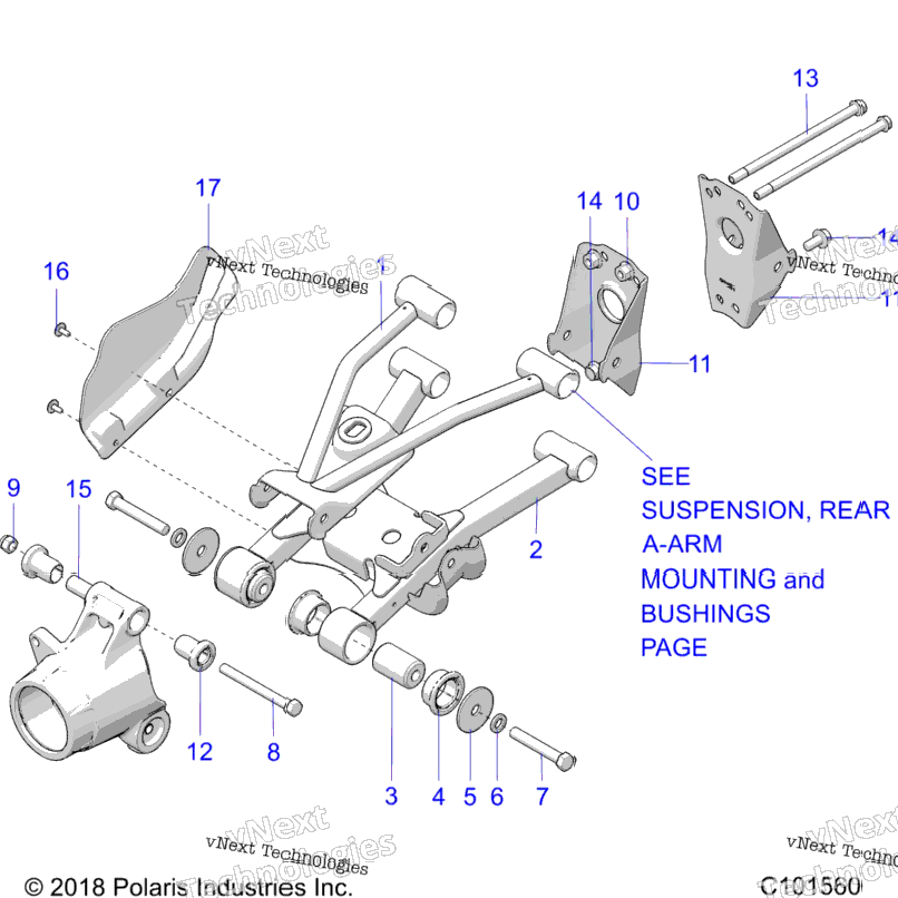 Suspension, Rear