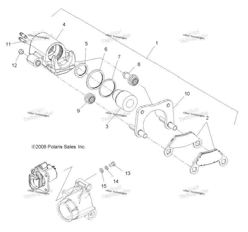 Brakes, Rear Caliper