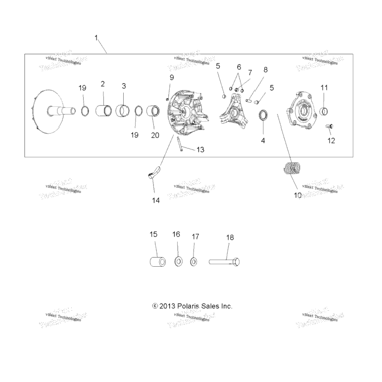 Drive Train, Primary Clutch