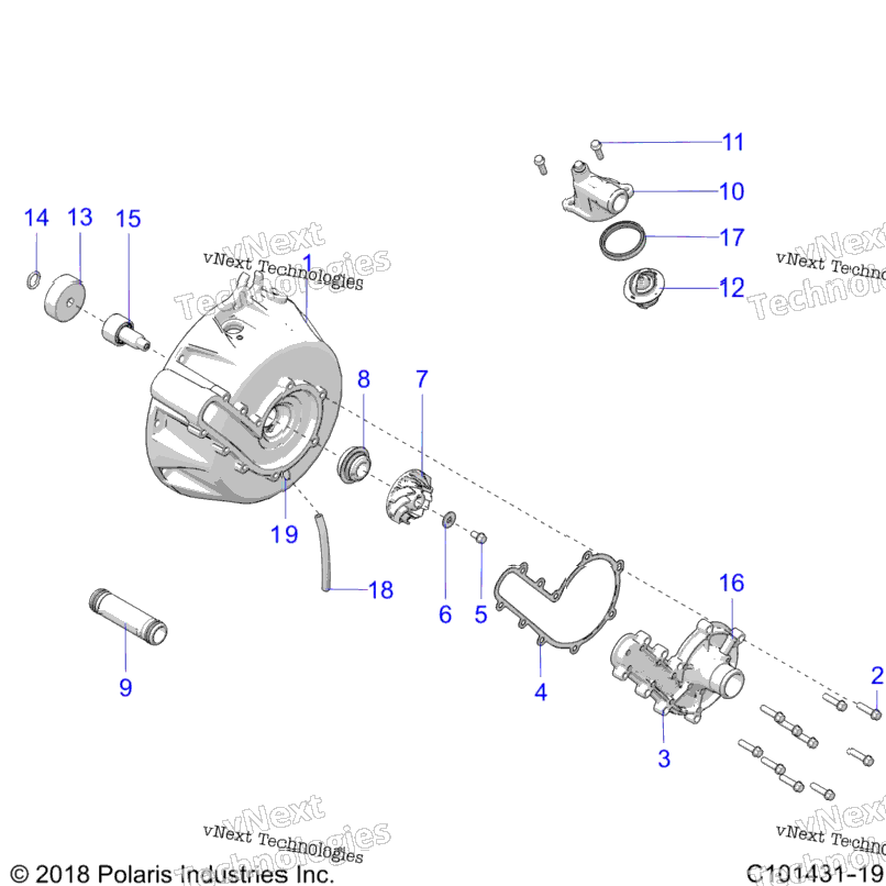 Engine, Cooling System & Water Pump