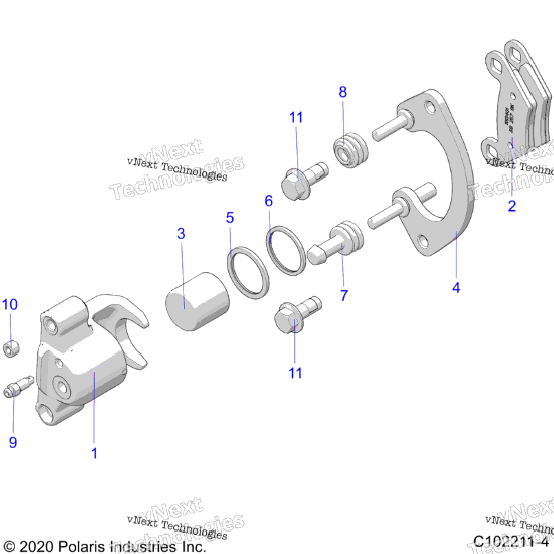 Brakes, Rear Caliper