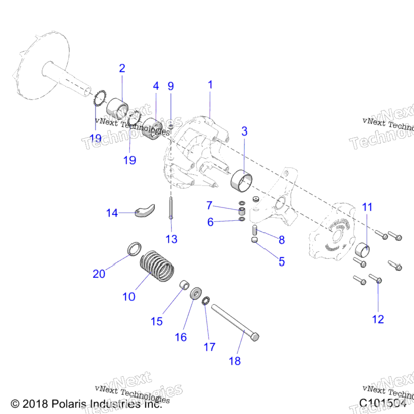 Drive Train, Primary Clutch