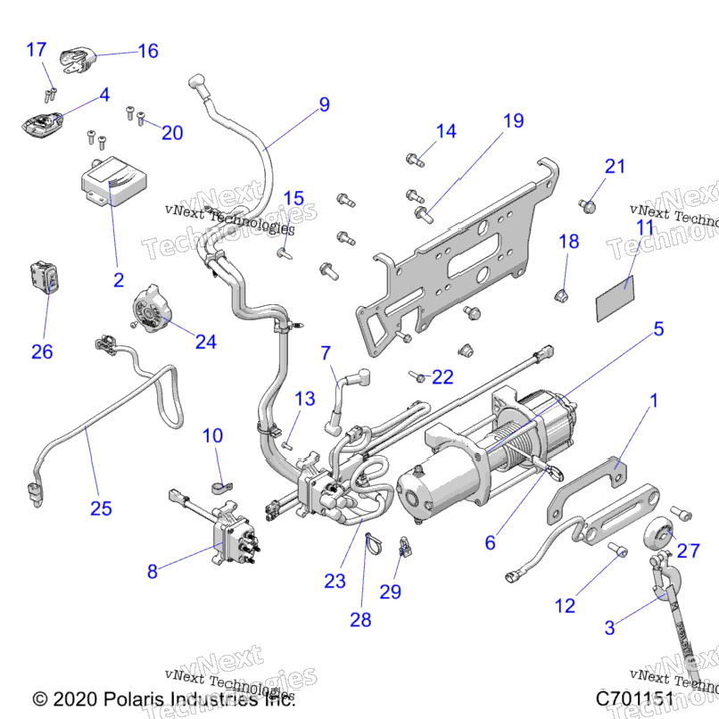 Accessory, Winch R21tas99ck