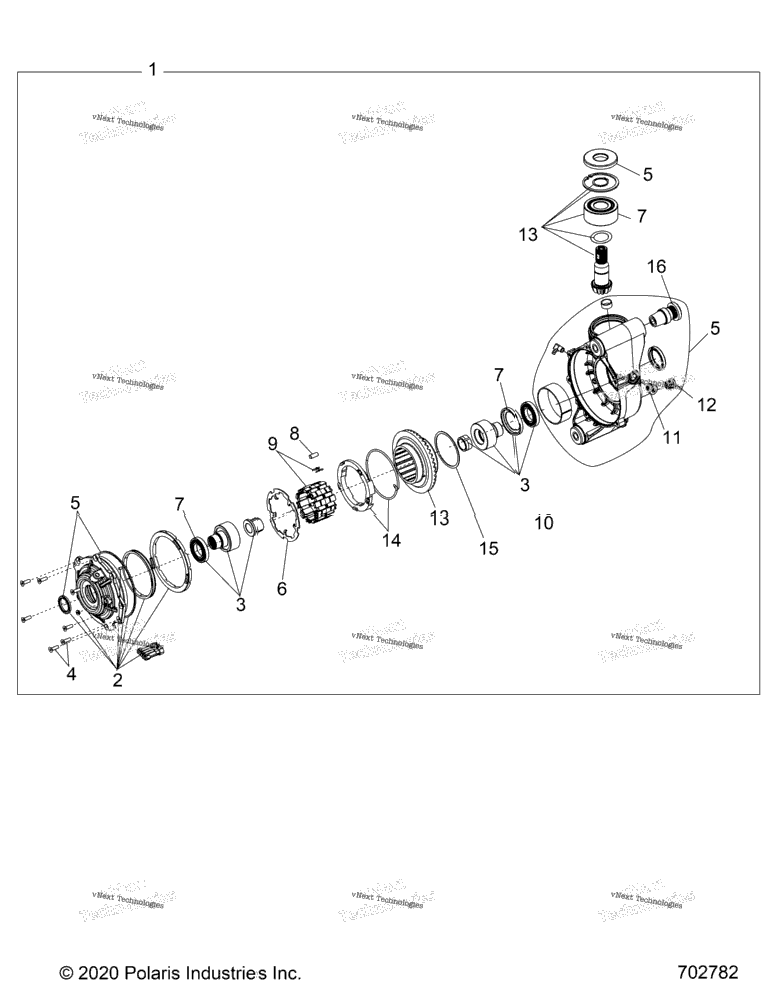 Drive Train, Front Gearcase