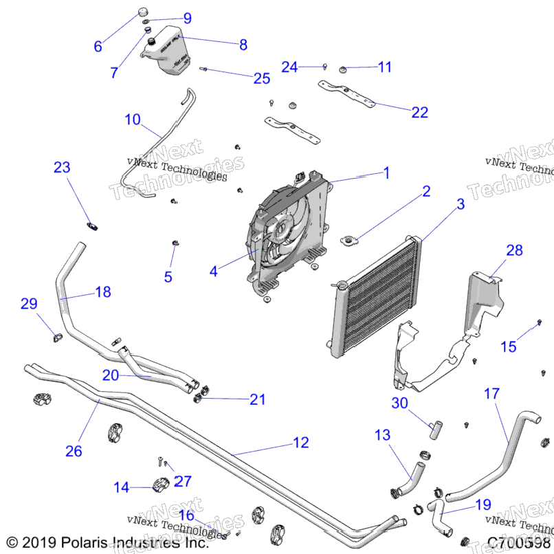 Engine, Cooling System R21tas99ck (C700597