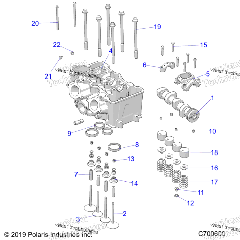 Engine, Cylinder Head And Valves