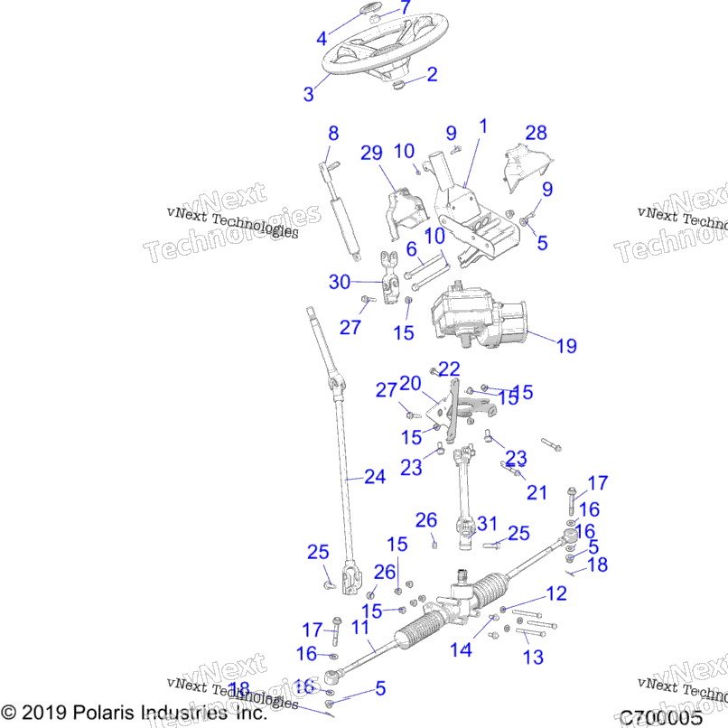 Steering, Steering Asm