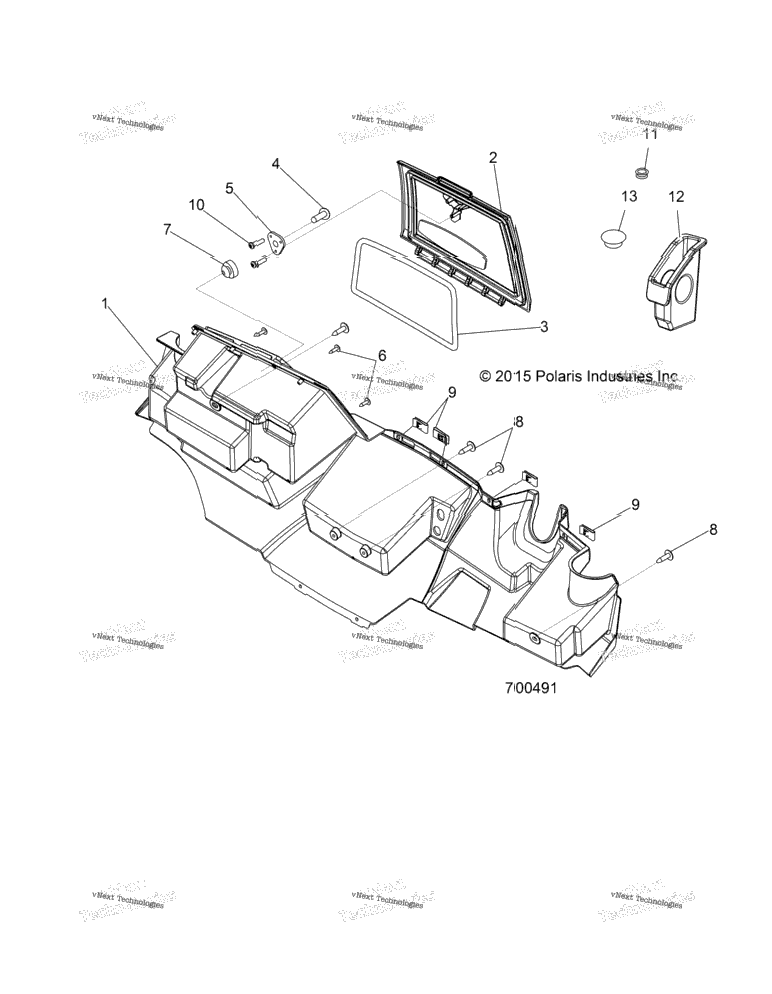 Body, Glove Box Storage