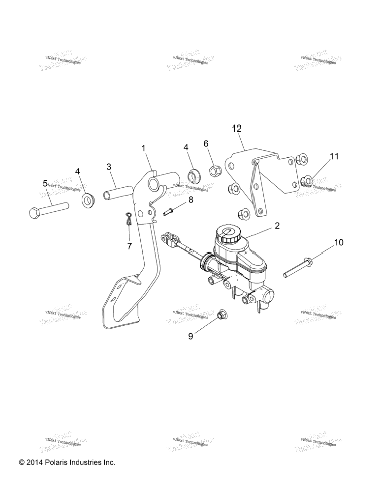 Brakes, Pedal And Master Cylinder