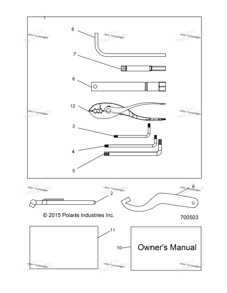 References, Tool Kit & Owners Manuals