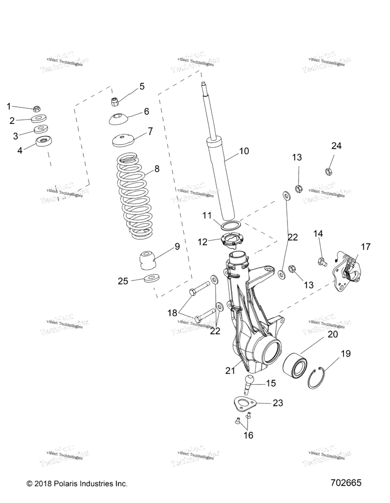 Suspension, Front Strut R21rca57a1A7