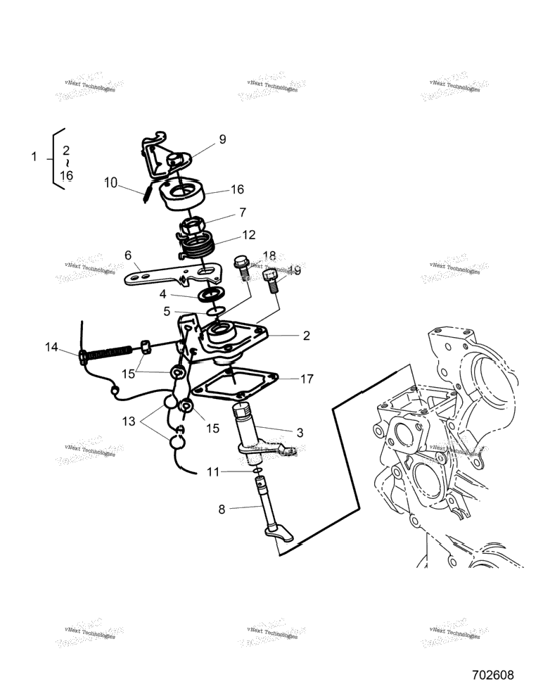 Engine, Speed Control Plate