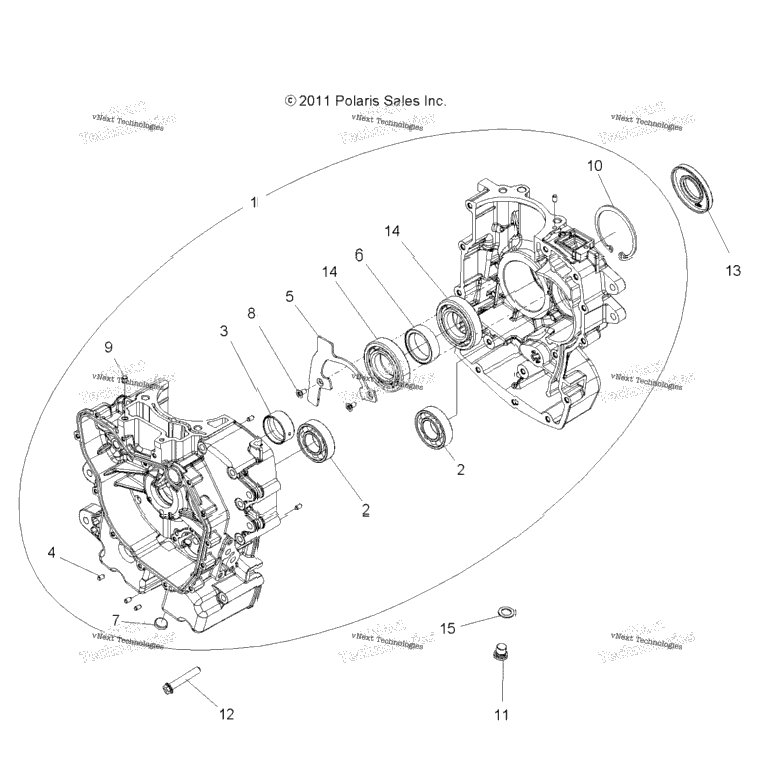 Engine, Crankcase