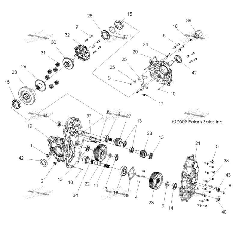 Drive Train, Main Gearcase