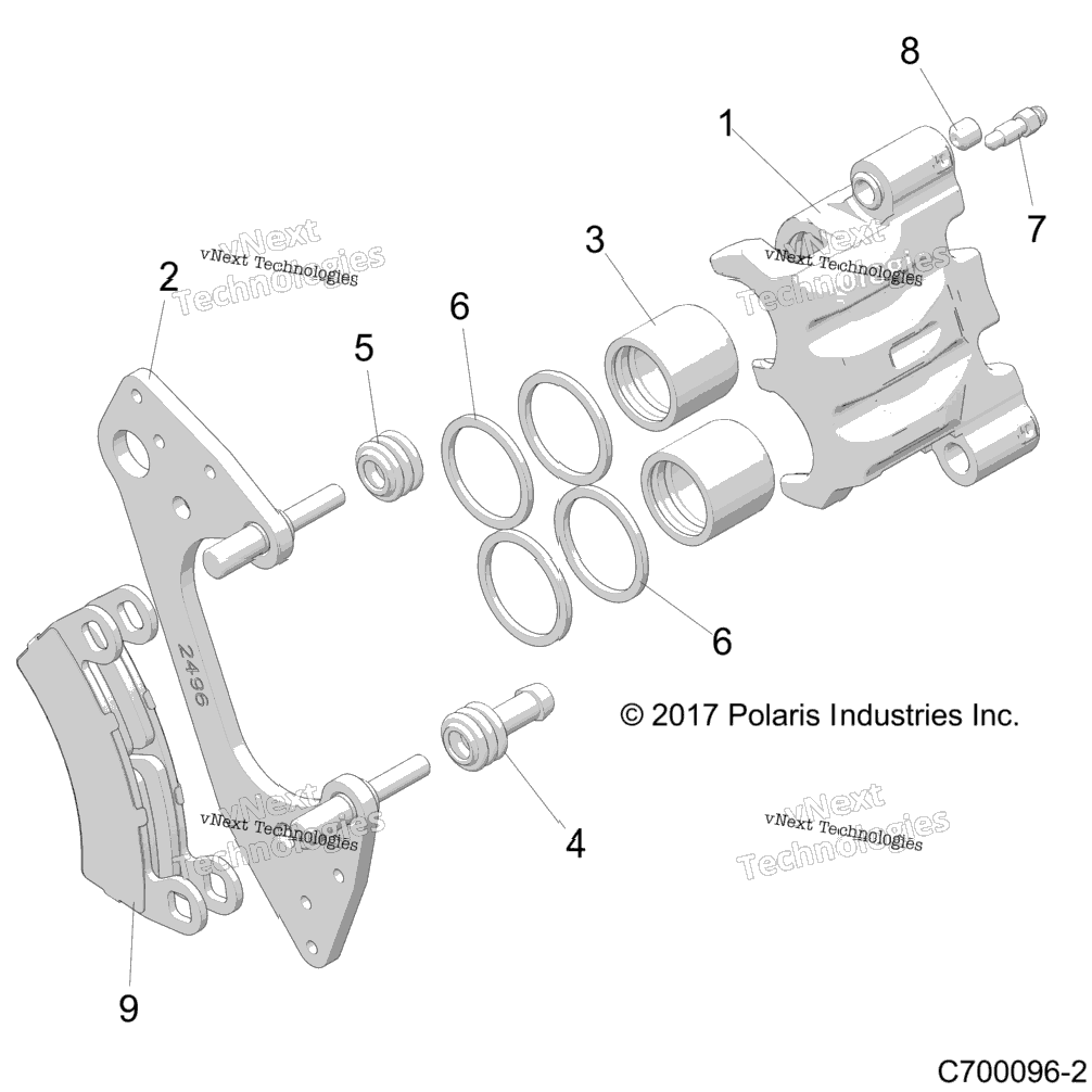 Brakes, Caliper Front