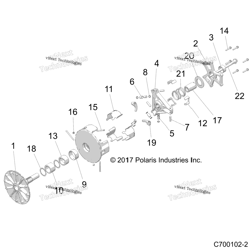 Drive Train, Primary Clutch