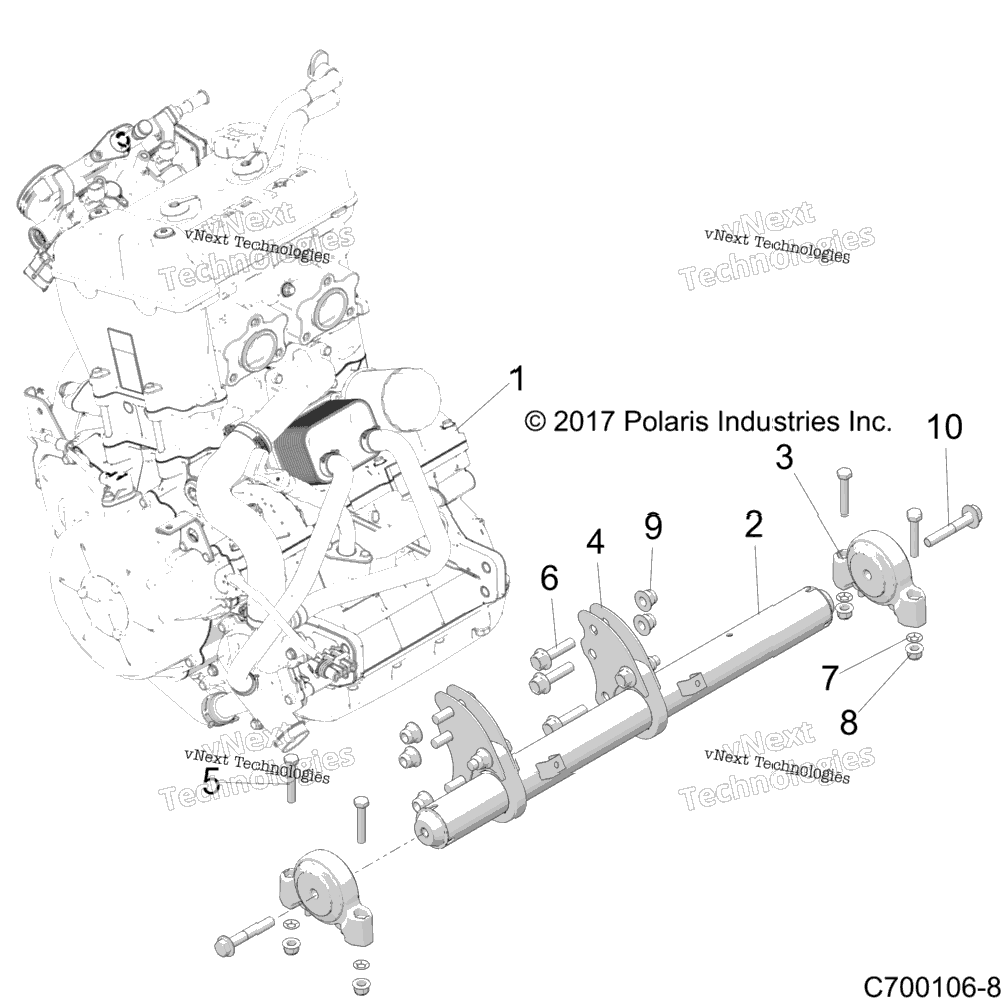 Engine, Mounting