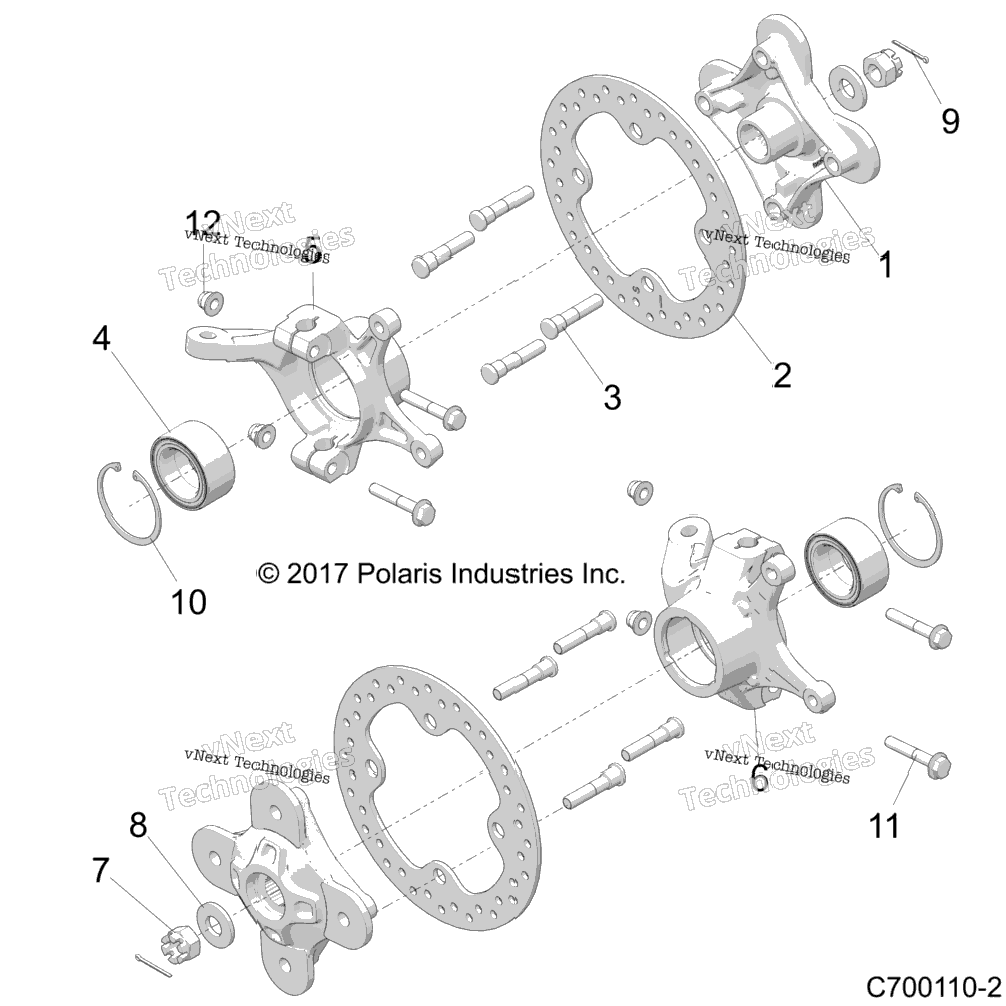 Suspension, Front Carrier