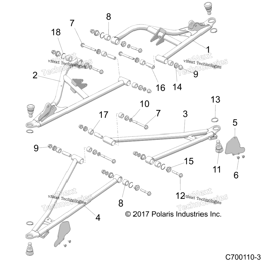 Suspension, Front Control Arms