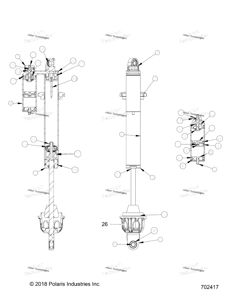 Suspension, Front Shock Internals