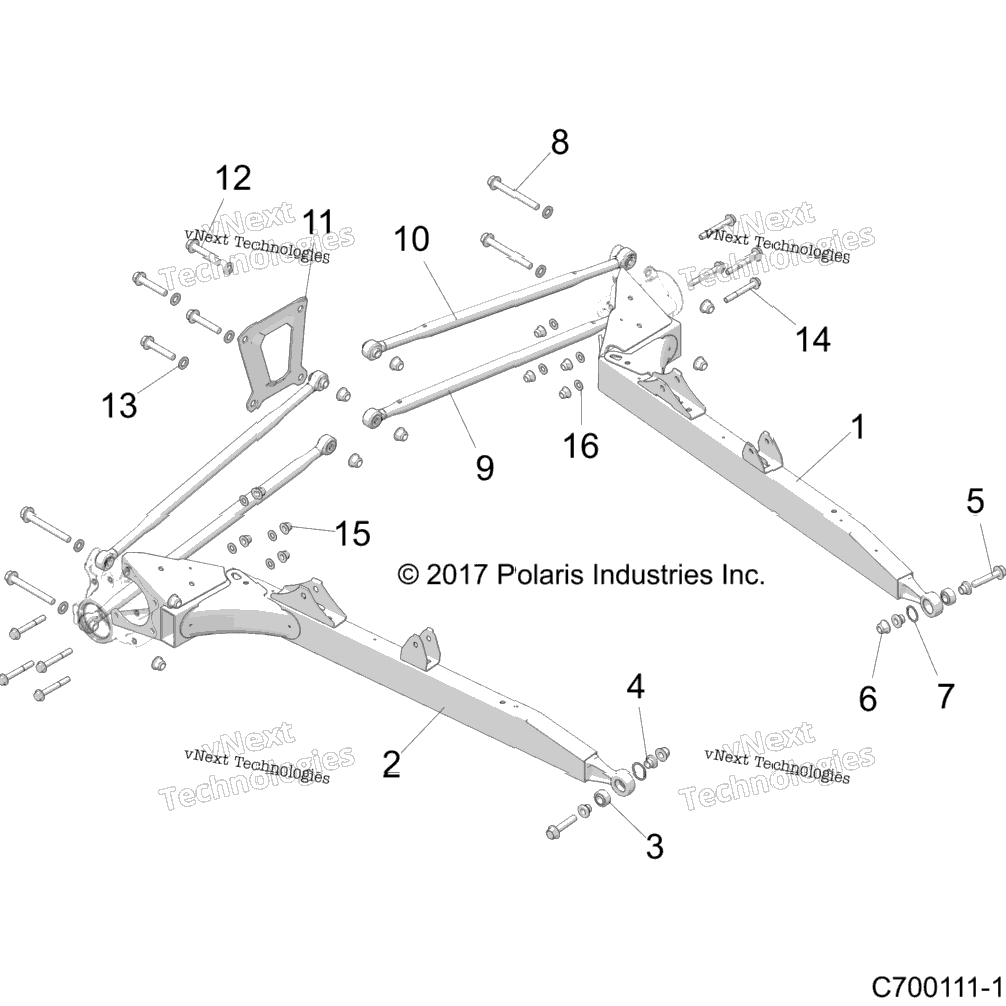 Suspension, Rear Control Arms