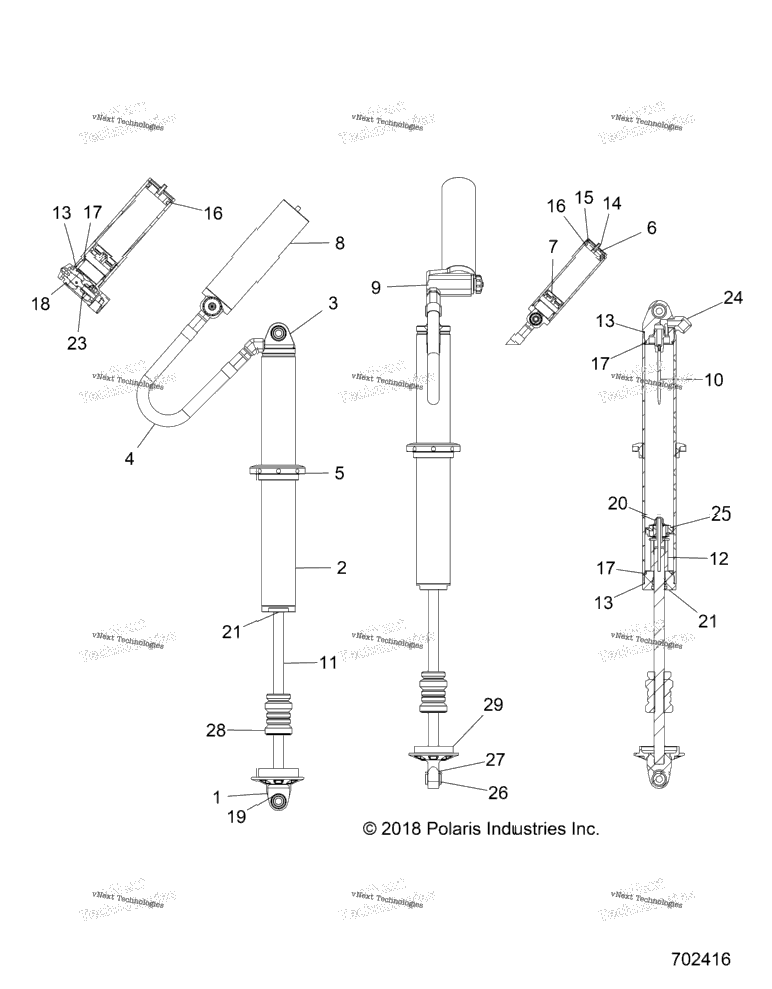 Suspension, Rear Shock Internals