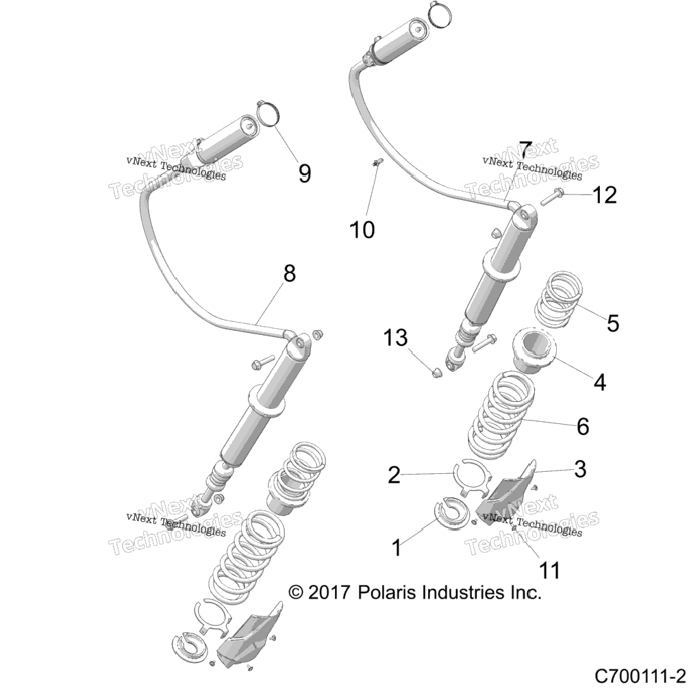 Suspension, Rear Shock Mounting