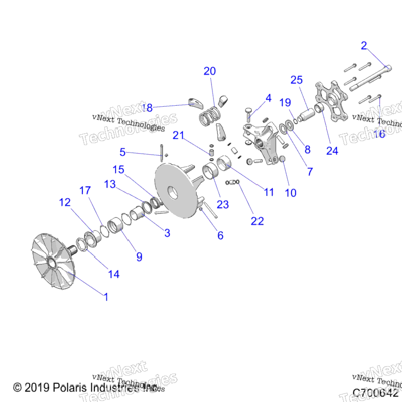 Drive Train, Primary Clutch