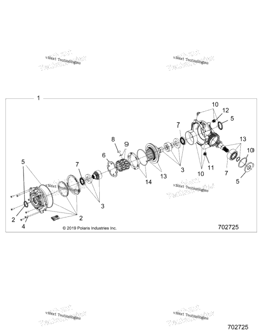 Drive Train, Front Gearcase