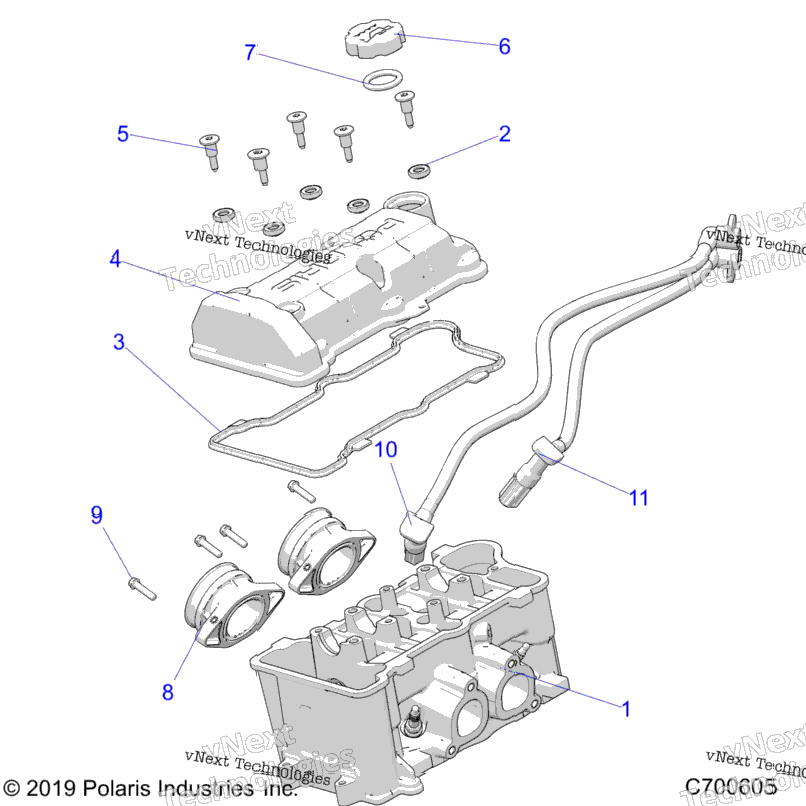 Engine, Throttle Body And Valve Cover