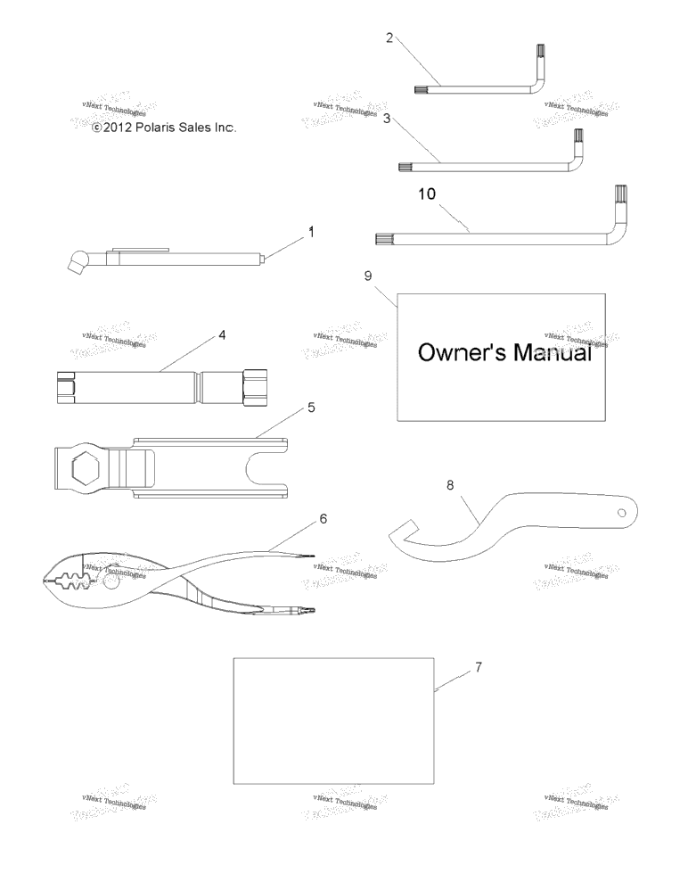 References, Tool Kit & Owners Manuals